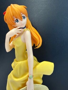 Asuka Langley Soryu Yellow Sun Dress SEGA anime prize figure